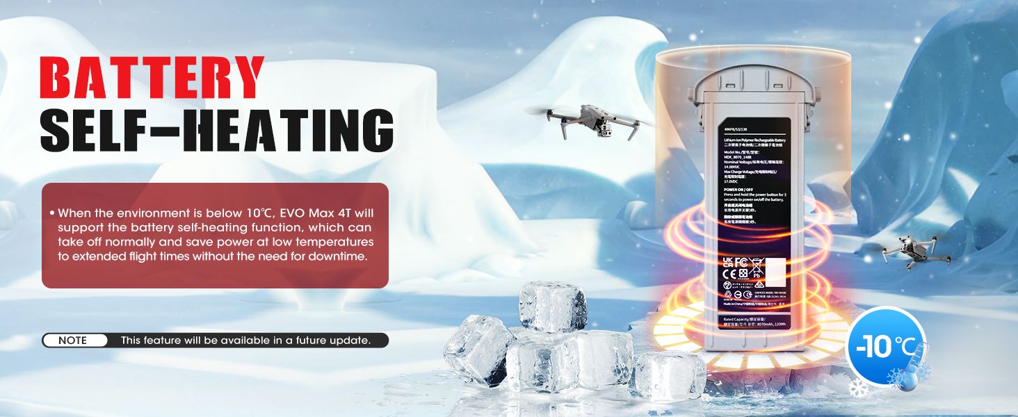 EVO MAX Series Battery Self-Heating